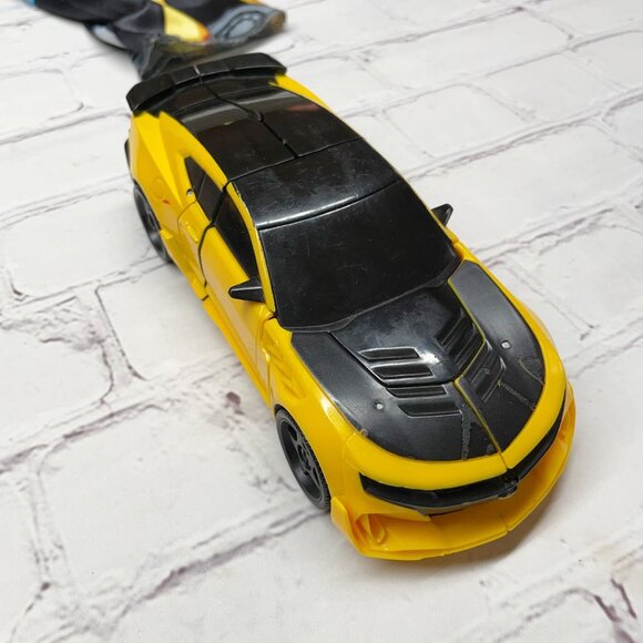 Authentic Transformers Kids S (Size 6) Bumblebee Costume Yellow Black Mask + Toy - Picture 8 of 9